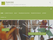 Tablet Screenshot of prairiecreek.org